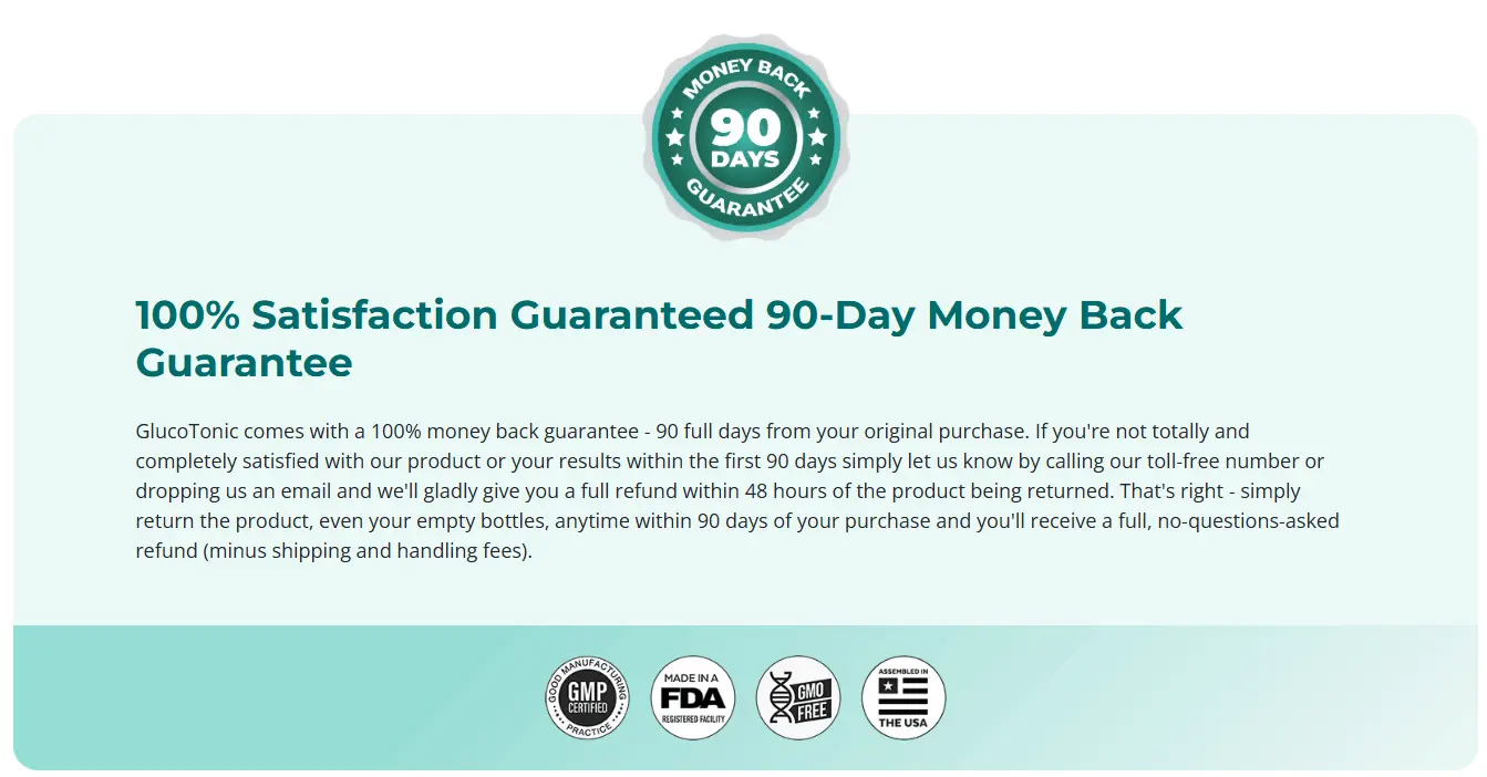 glucotonic moneyback